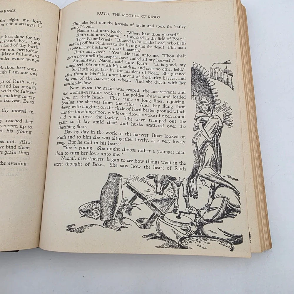 Heroes of the Bible Olive Beaupre Miller 1940 Vintage Hardcover Illustrated